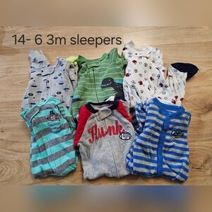 Carter's Kids Pajama Sets - Green, Blue, Gray, Red